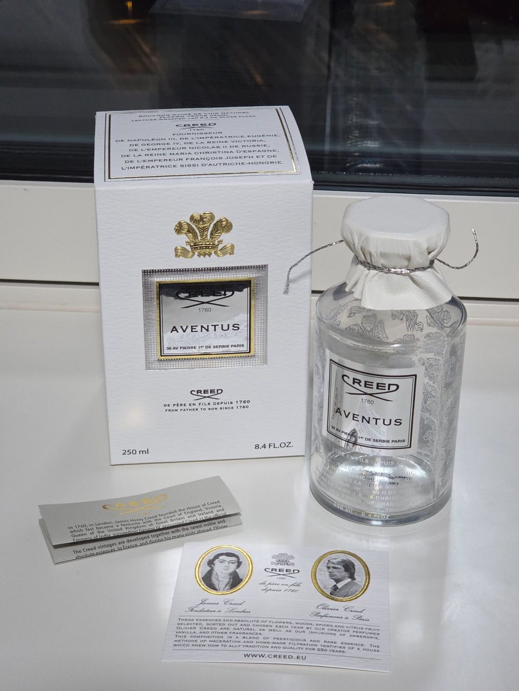 Creed Flaconi: Creed Aventus 250ml Eau de Parfum leeres Flakon – Usato da Zürich venduto da fairplayer_zurich