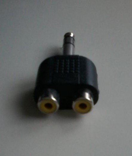 Adattatori: Adapter Klinke 6,3 mm stereo / 2x Cinch – Nuovo (secondo la descrizione) da Basel venduto da SchoenesWetter 1