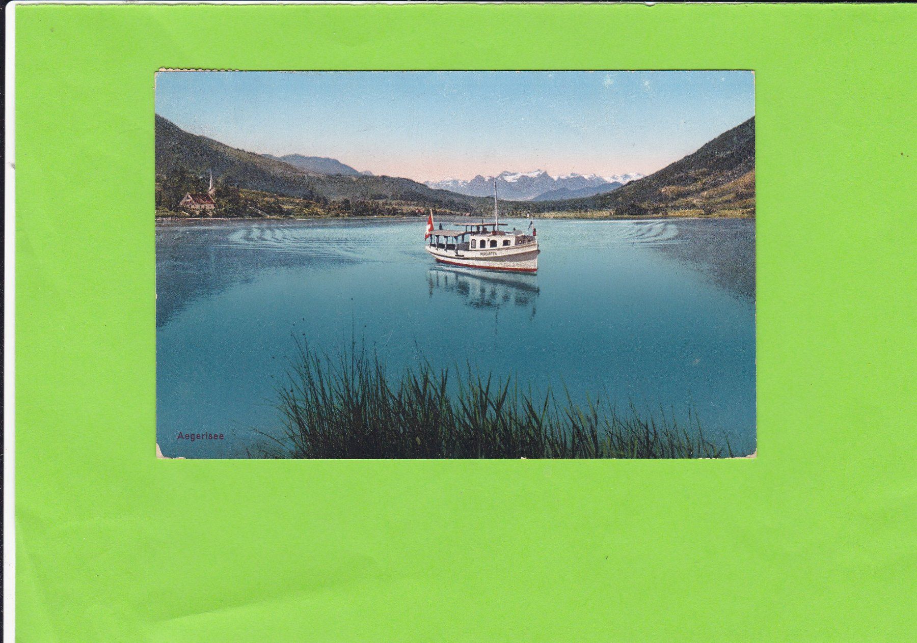 Cartoline postali: Aegerisee-Passagierschiff – Usato da St. Peterzell venduto da neckertal