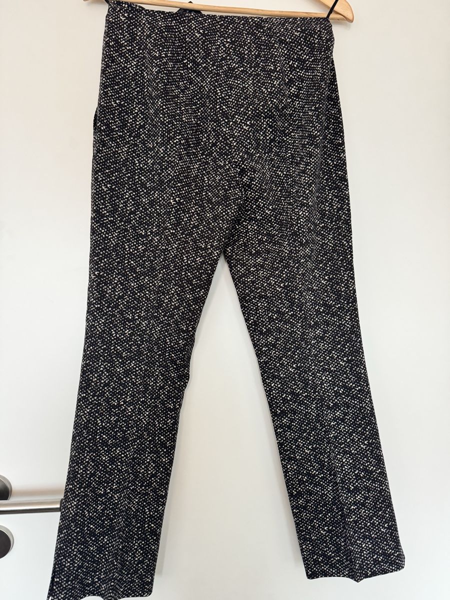 Prada Pantaloni: Prada Women's Trousers, Size 34, Black & White Pattern – Usato da Umiken venduto da RachelStenders 4