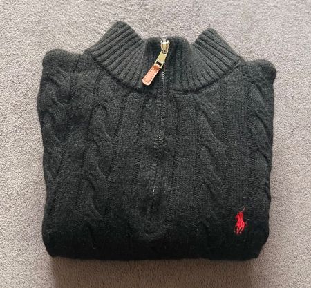 NEU Polo Ralph Lauren Strickpullover Quarter-Zip Gr. M
