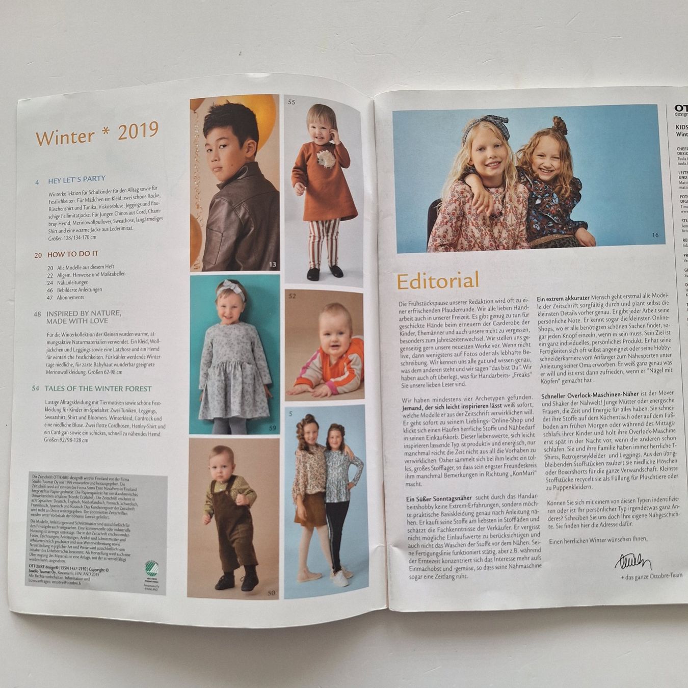Schnittmuster: Ottobre - Winter - 6 / 2019 – Gebraucht aus Basel von Kunterbunt12 1