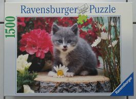 Ravensburger Puzzle 1500 Teile - Blumentiger