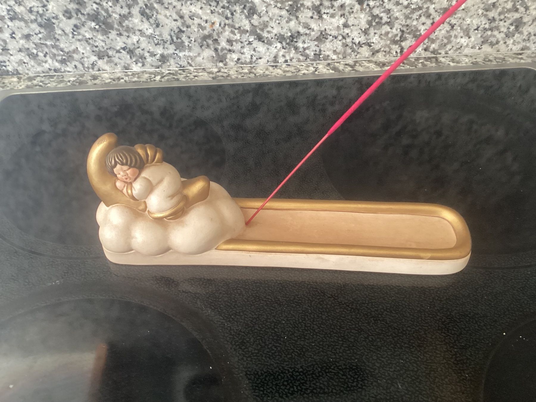 Candele: Räucherstäbchen Halter, Keramik Thun inkl.3 Set Stäbchen – Usato da Minusio venduto da scotch111 6