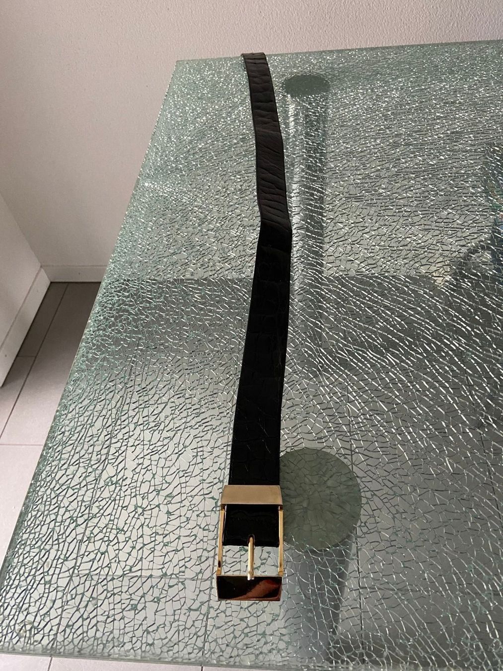 Gürtel: schöner, schwarzer Damen Gürtel – Gebraucht aus Oftringen von andrax