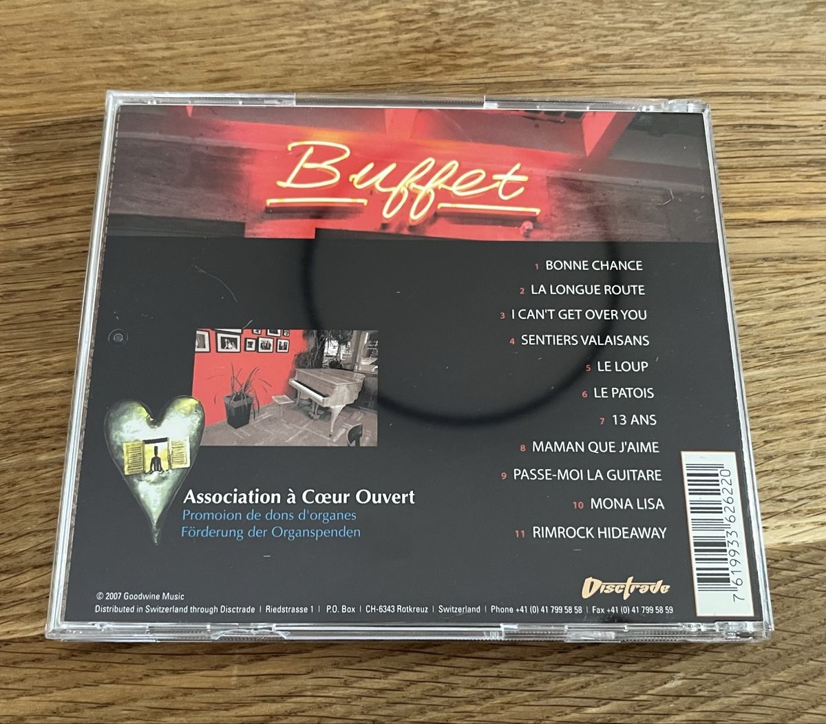 CD: Paul Mac Bonvin - Bonne chance- CD – Usato da Posieux venduto da coutset 2