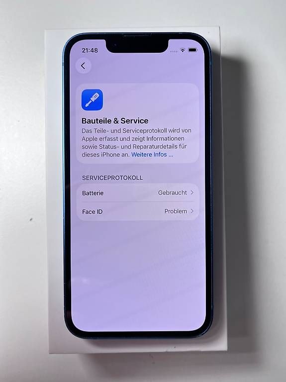Apple Telefoni cellulari / Smartphones: iPhone 13 Mini | 128 GB | Blue | schöner Zustand ✅ – Usato da Widnau venduto da collynrefurb 8