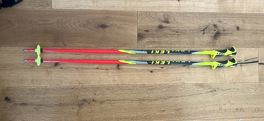 Leki Bastoncini da sci: Les bâtons LEKI 115cm-46 – Usato da Lens venduto da bluemarine01 1