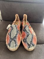 Espadrilles von Parfois Schlangenmuster Grösse 40 neu