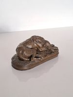 Windhund Bronze Gayrard London 1848 Signiert Datiert