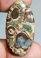 Cabochon L-8599 – Krokodil Jaspis 39X21X6mm 36 Karat
