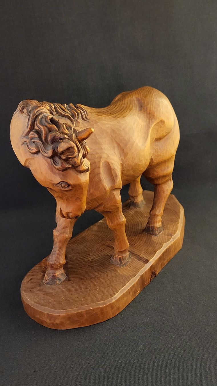 Statuette: Handgeschnitztes Pferd / Gaul – Usato da Basel venduto da spinne02 2