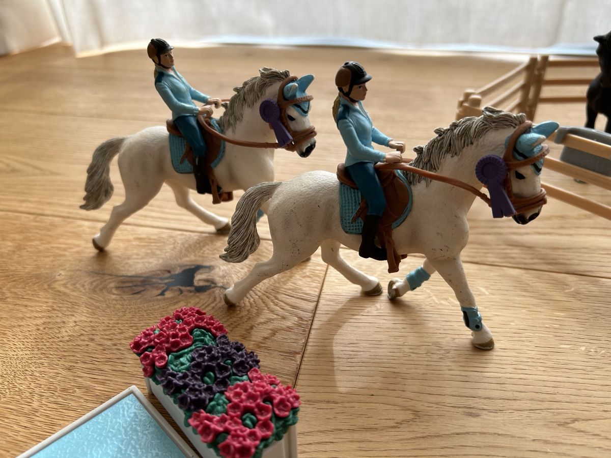Schleich Spielzeuge: Schleich Springparcour – Gebraucht aus Rafz von  4