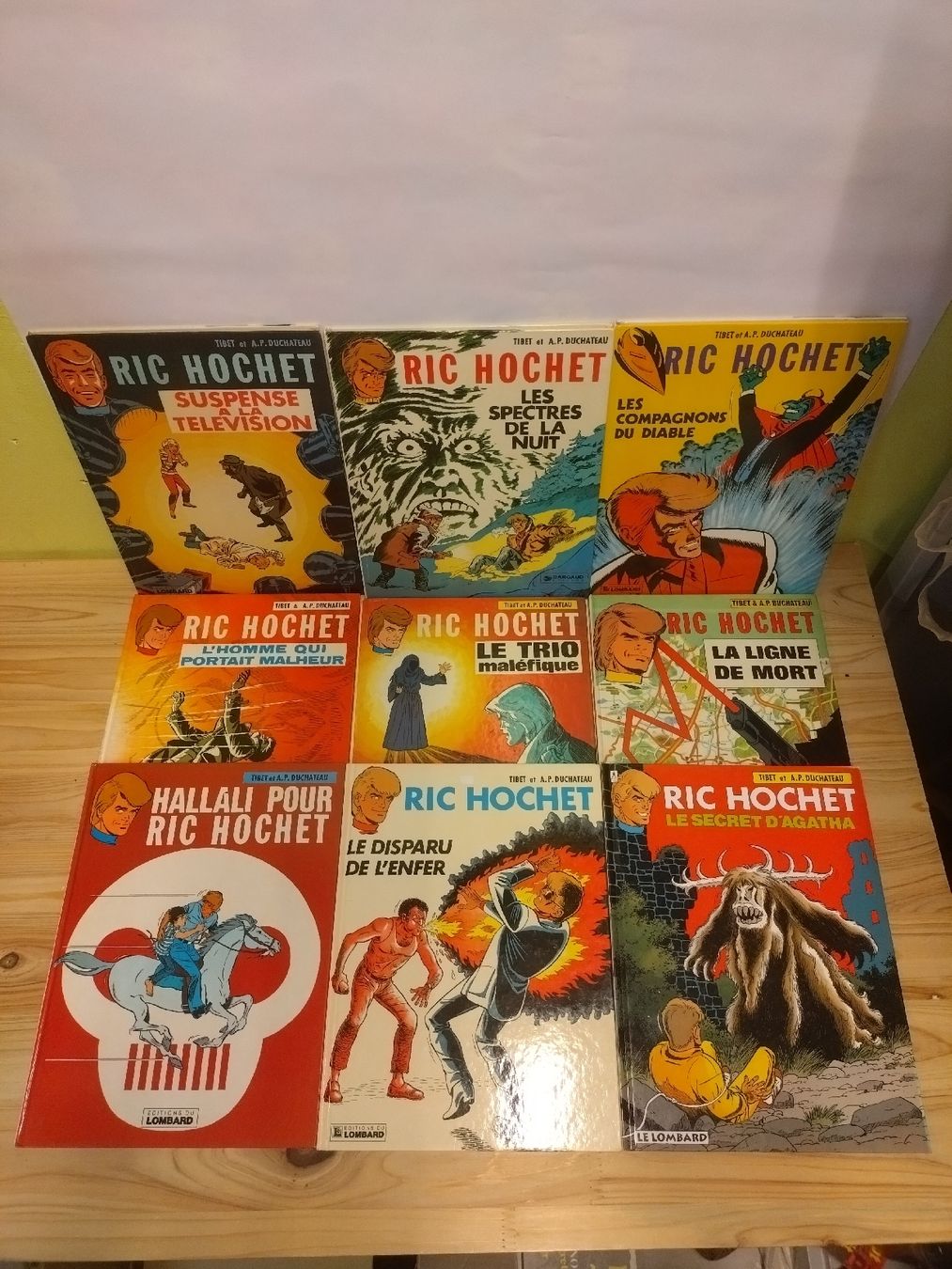 Fumetti: Ric Hochet - Lot de 9 BD – Usato da Farvagny-le-Grand venduto da LaCaverne