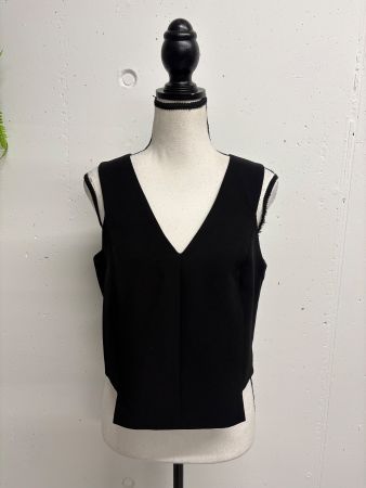 Milly cropped Top schwarz Gr. 38 Luxus NP 295