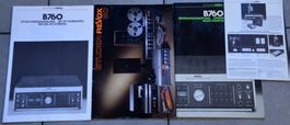 Revox B760 + 80 Bedienungsanleitung - Mode d'emploi