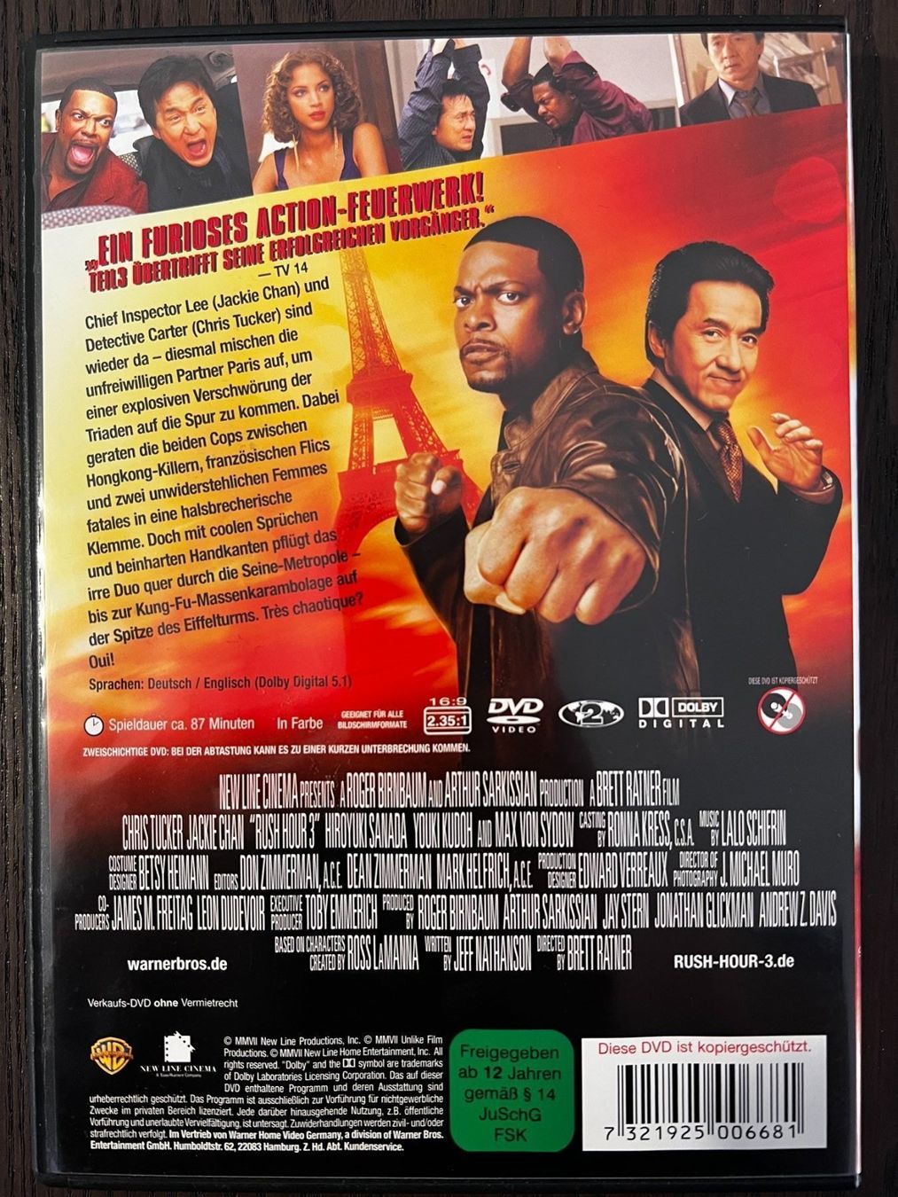 Tutti i DVDs: Rush Hour 3 – Usato da Zürich venduto da FilmFreunde 1