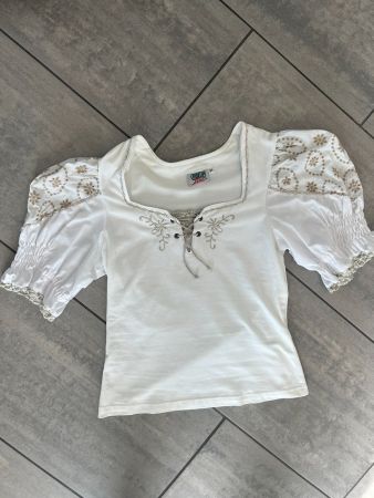 Dirndl Bluse Weiss