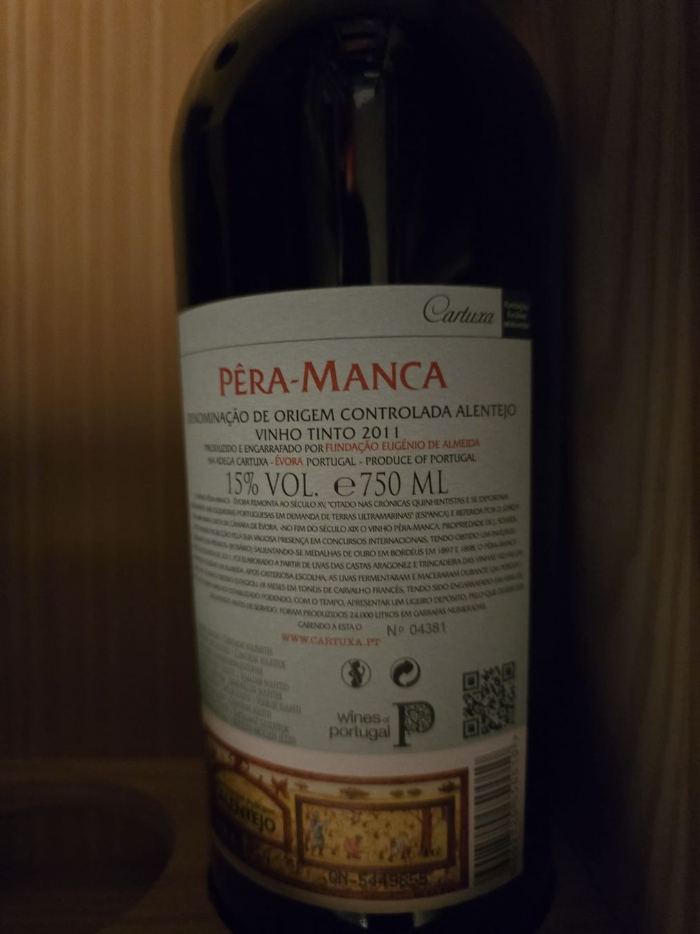 Vins: 2 !!LUXUS!! PÊRA MANCA 2011☆CARTUXA – Neuf avec emballage d'origine à la neuveville par houeka 6