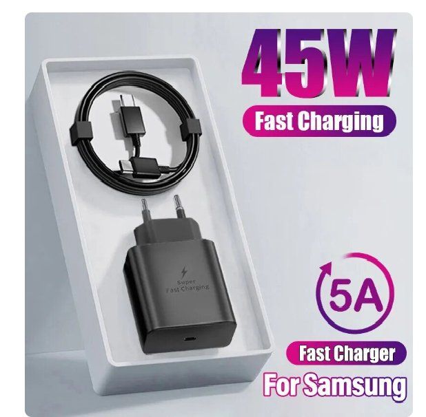 Chargeur Super Rapide PD 45W pour Samsung Galaxy S22 S23