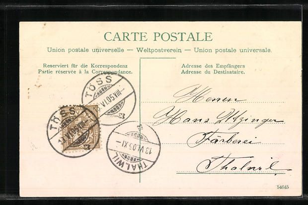 Cartoline postali: Mondschein-AK Winterthur, Strassenpartie – Usato da Berlin venduto da bartko-reher 1