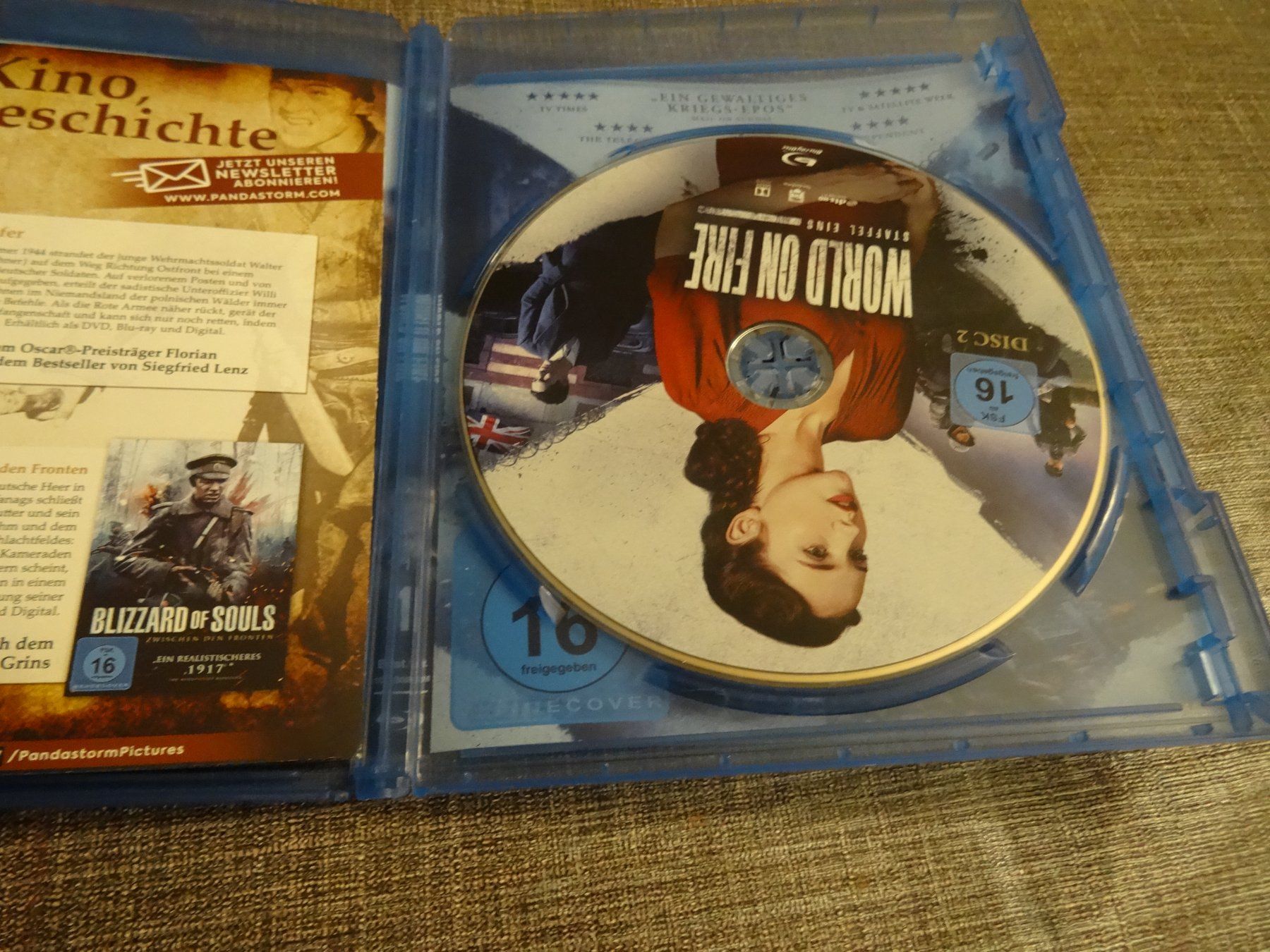 Tutti i DVDs: Blu-ray World on Fire Staffel 1 – Usato da Olten venduto da Disc-Verkauf 1