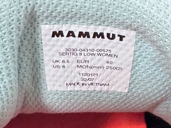 Mammut Damenschuhe: Mammut Wanderschuhe Damen Gr.40 – Gebraucht aus Solothurn von Manjascha 4
