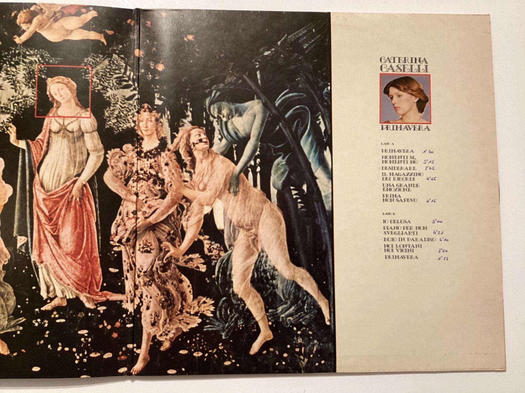 Dischi in vinile: Caterina Caselli LP - Primavera – Usato da Gutenswil venduto da Hamzian 1