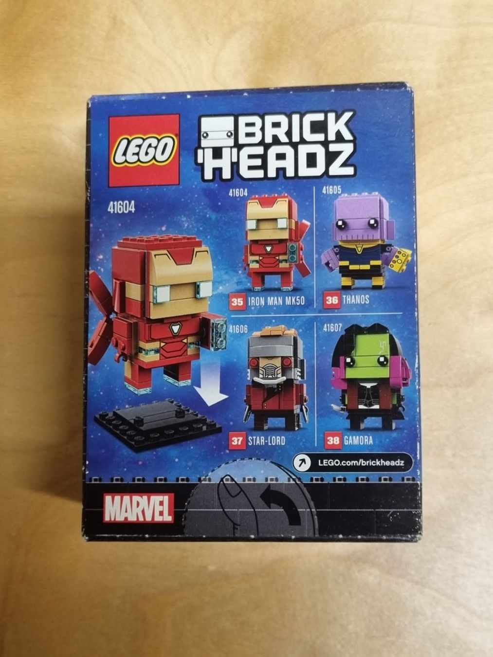 Lego Kit di costruzioni: LEGO Marvel 41604 Iron Man MK50 BrickHeadz – Nuovo e nell'imballaggio originale da Basadingen venduto da NekoBricks 1