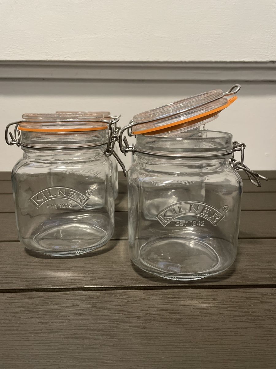 Contenitori & Simili: 4x Kilner Einmachgläser 1l – Usato da Uznach venduto da Player6 1