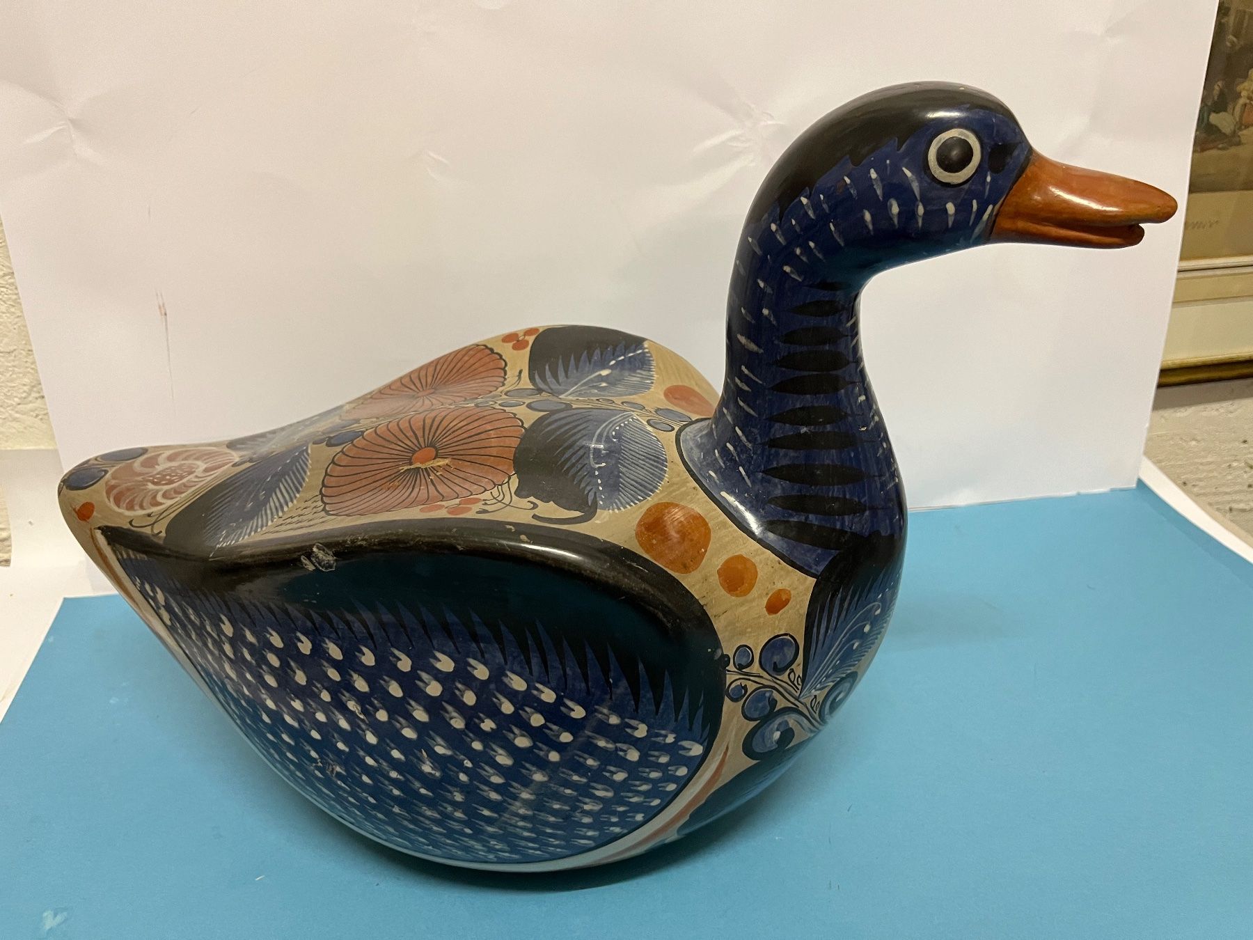 Sculture & Statue: Canard décoratif en céramique – Usato da lausanne venduto da esploras