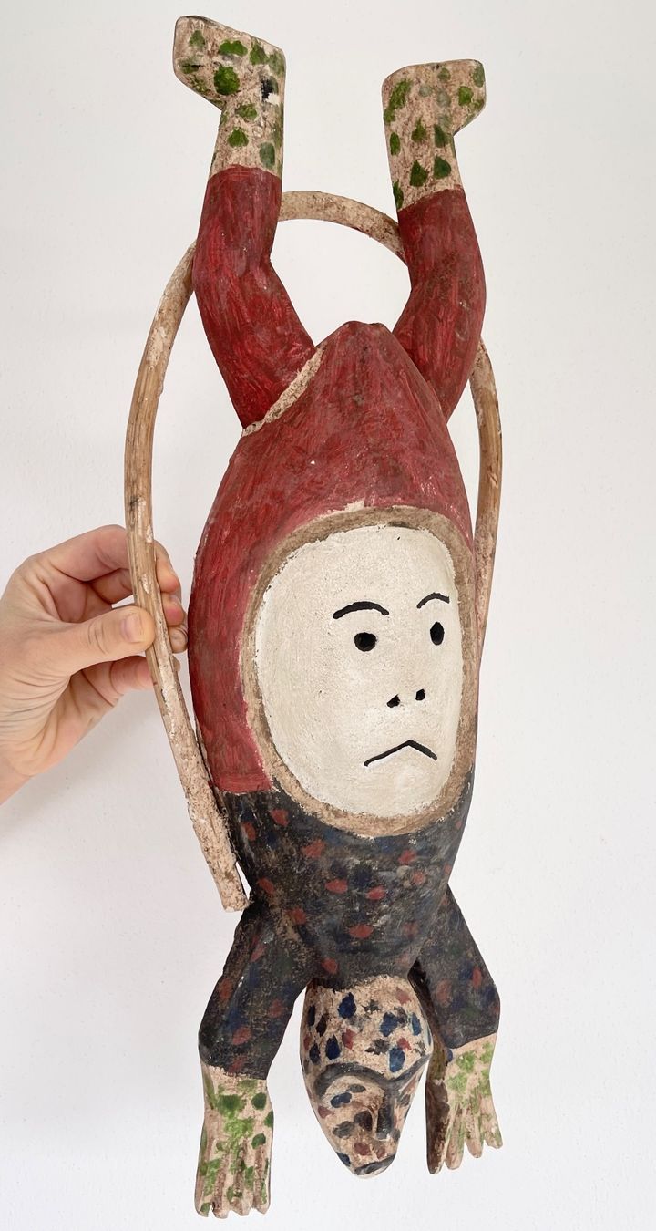 grosse seltene alte Eskimo Indianer Inuit Maske Höhe 50 cm (D'occasion ...