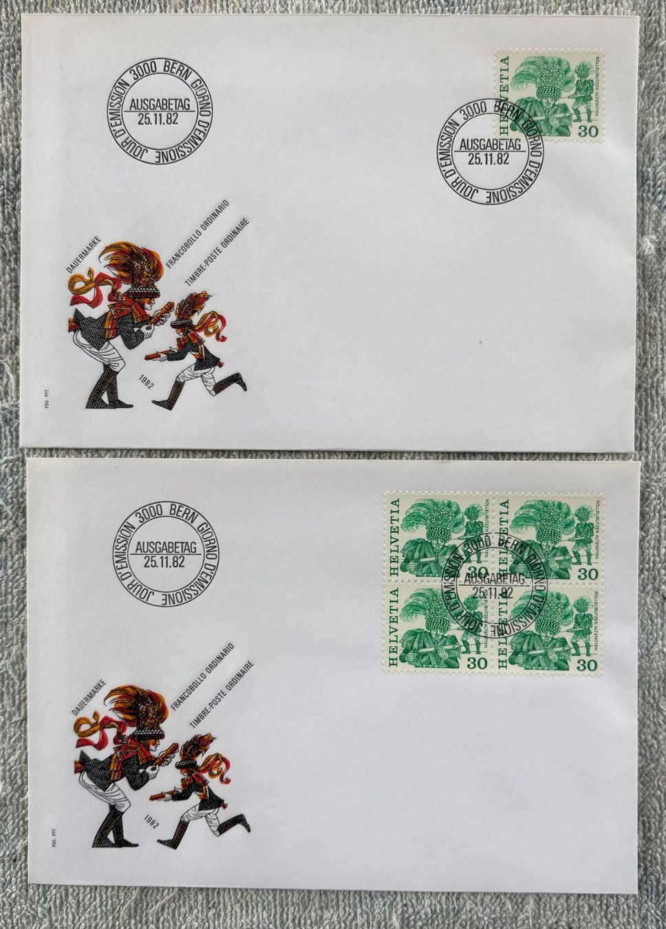 Alle Briefmarken: LOT FDC PTT – Gebraucht aus Ostermundigen von wini63