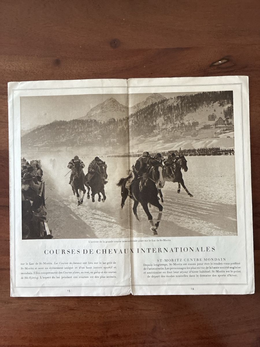 Documents: 3 Werbeprospekte von St. Moritz 1925 - 1929 – D'occasion à Oftringen par Cla.vD.74 3