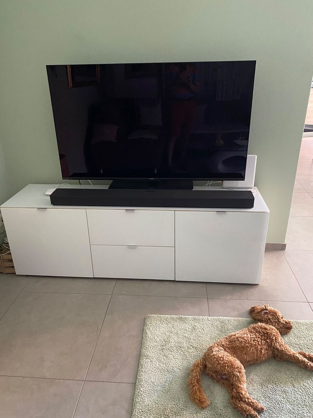 Panasonic Fernseher: Fernseher Panasonic OLED 55'' - TX-55MZ800E. Top Zustand. – Gebraucht aus Jonschwil von arim