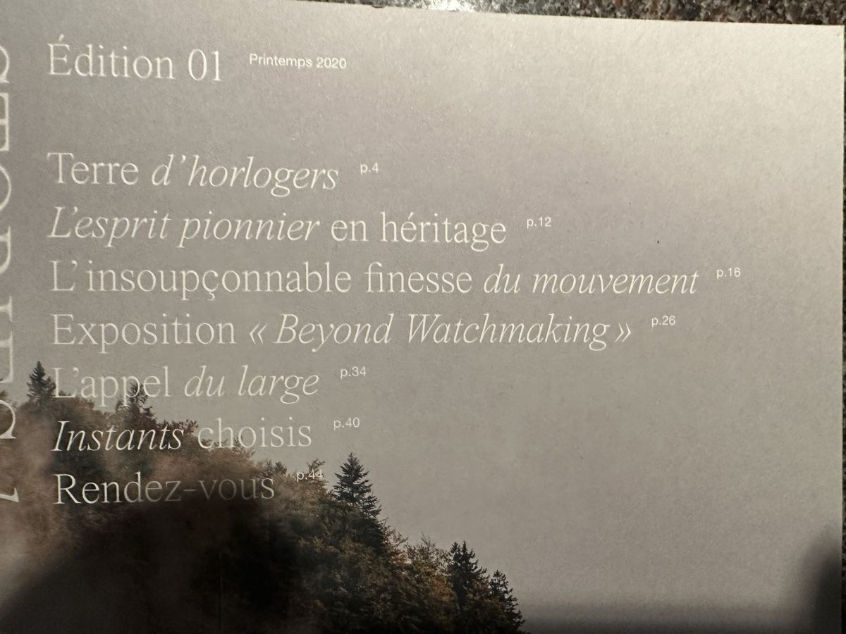 Riviste & Magazine: Rivista no 1 Audemars Piguet – Nuovo (secondo la descrizione) da Morbio Inferiore venduto da Ecod 1