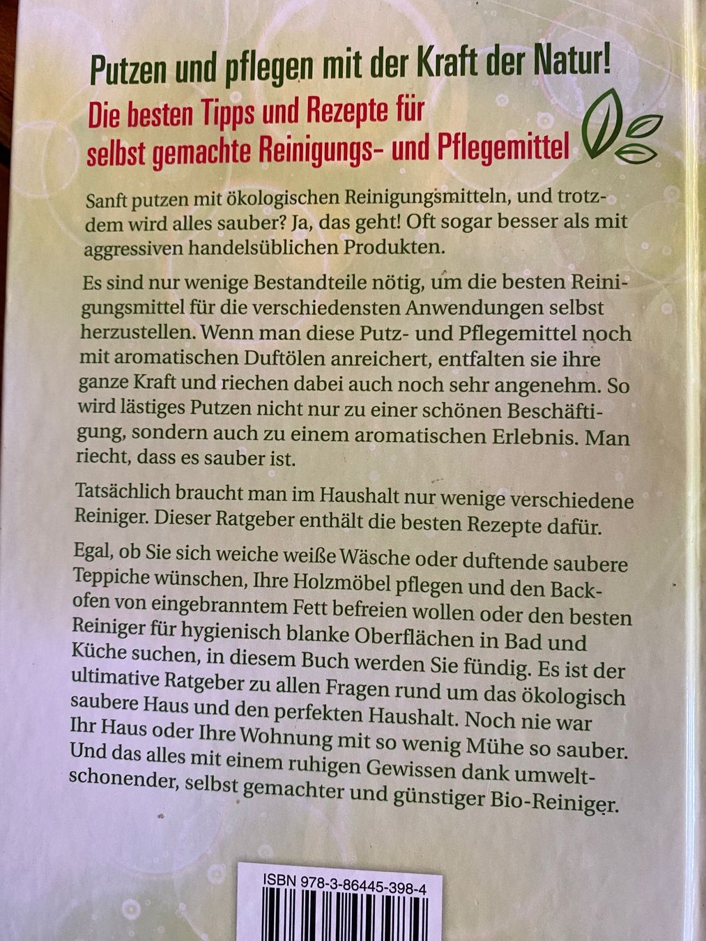 Bücher: Bio Putzbuch – Gebraucht aus Chernex von lojucahe 1