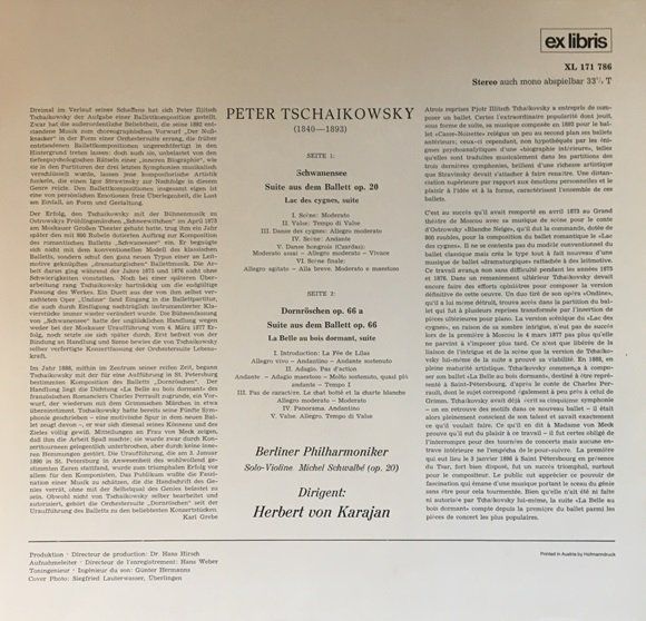 Schallplatten: Peter Tschaikowsky – Schwanensee / Dornröschen (LP) – Gebraucht aus Grüningen von  1