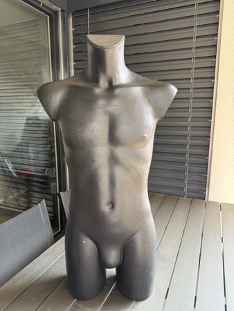 Herren-Torso Schaufensterpuppe 95 cm – Schwarz