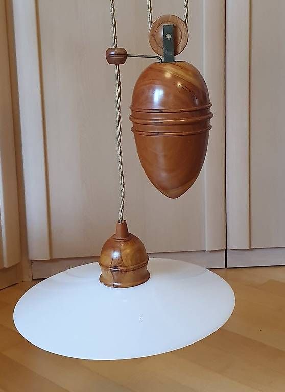 Lampade: Lampe à suspension en bois – Nuovo (secondo la descrizione) da Belmont-sur-Lausanne venduto da rol_2bd8 1