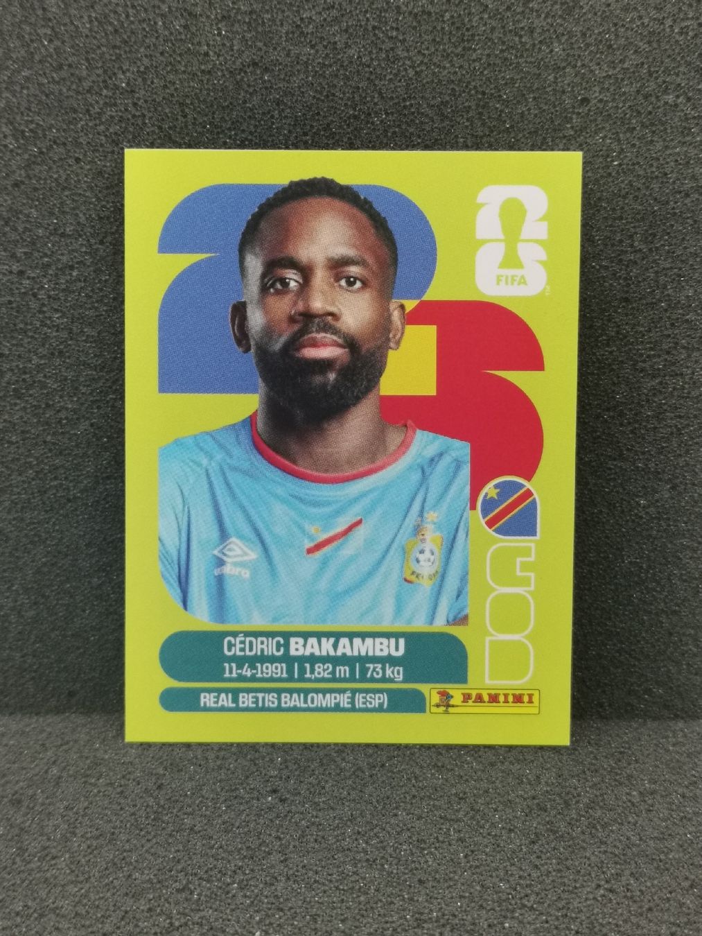 Panini Cartes à collectionner: Panini Wm 2026 Sticker :Cédric Bakambu Cod 19 – D'occasion à Einsiedeln par sza_588x