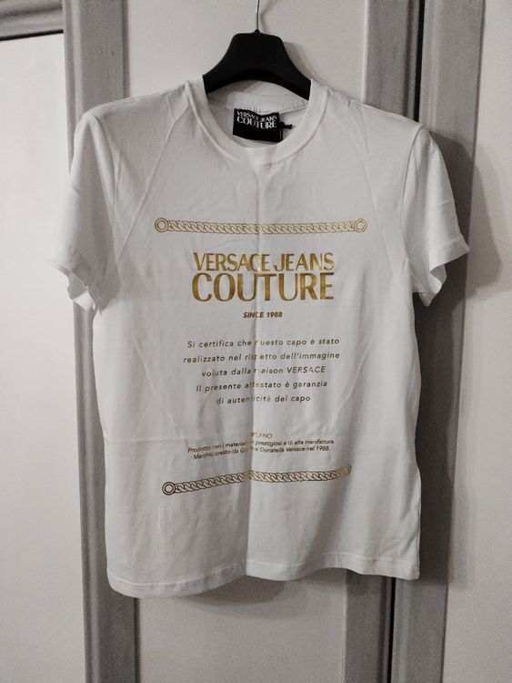 Versace T-shirt: Versace Jeans Couture T-Shirt Gr M Neu – Nuovo e nell'imballaggio originale da Herbriggen venduto da IchMicha