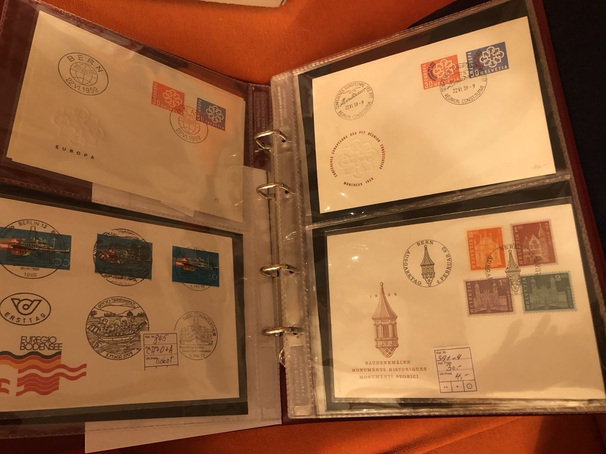 Alle Briefmarken: Sack mit BRIEFMARKEN in 9 Alben! – Gebraucht aus Lufingen von Rac0 8
