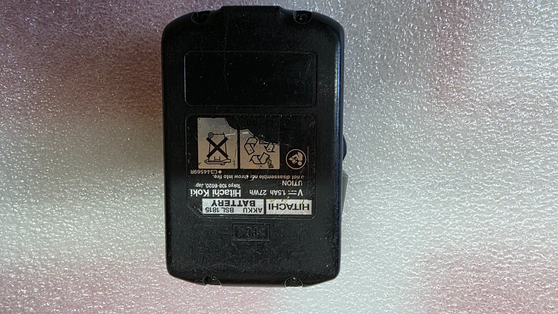 Hitachi Batterie: Batterie Hitachi Koki BSL1815 18V 1.5Ah – Difettoso da Bionnens venduto da Meg011 1