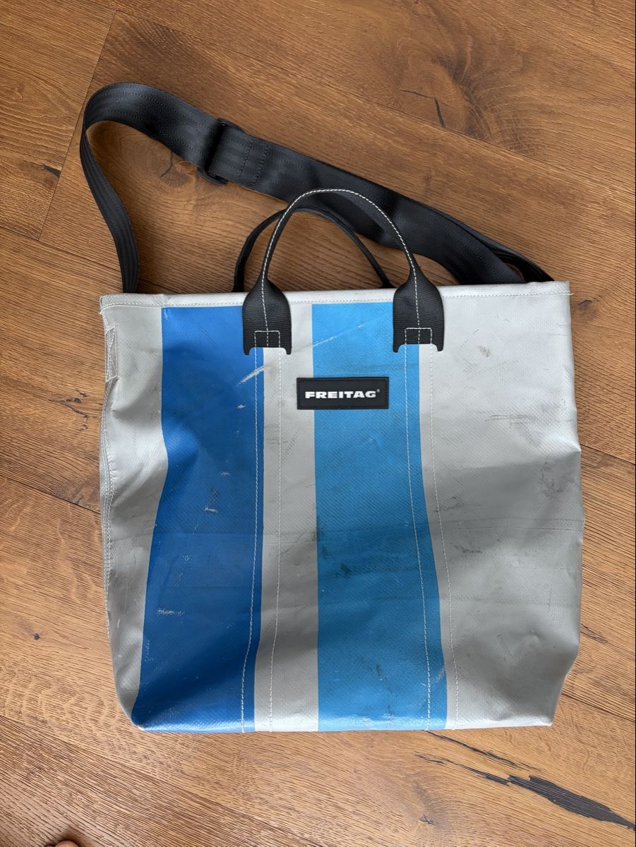 Freitag Borse: Freitag Tasche F74 BOB, Grau/Blau – Usato da Langenthal venduto da jazzi83