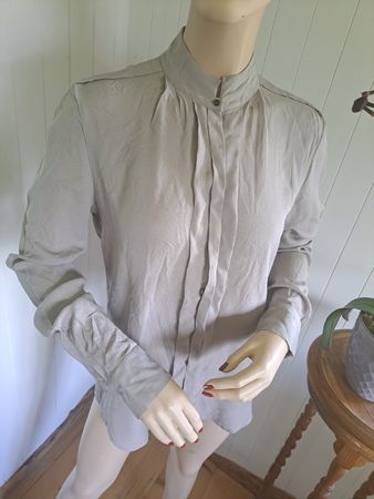 ARTIGIANO by ASONI Seidenbluse Bluse 34 36 S XS Vintage