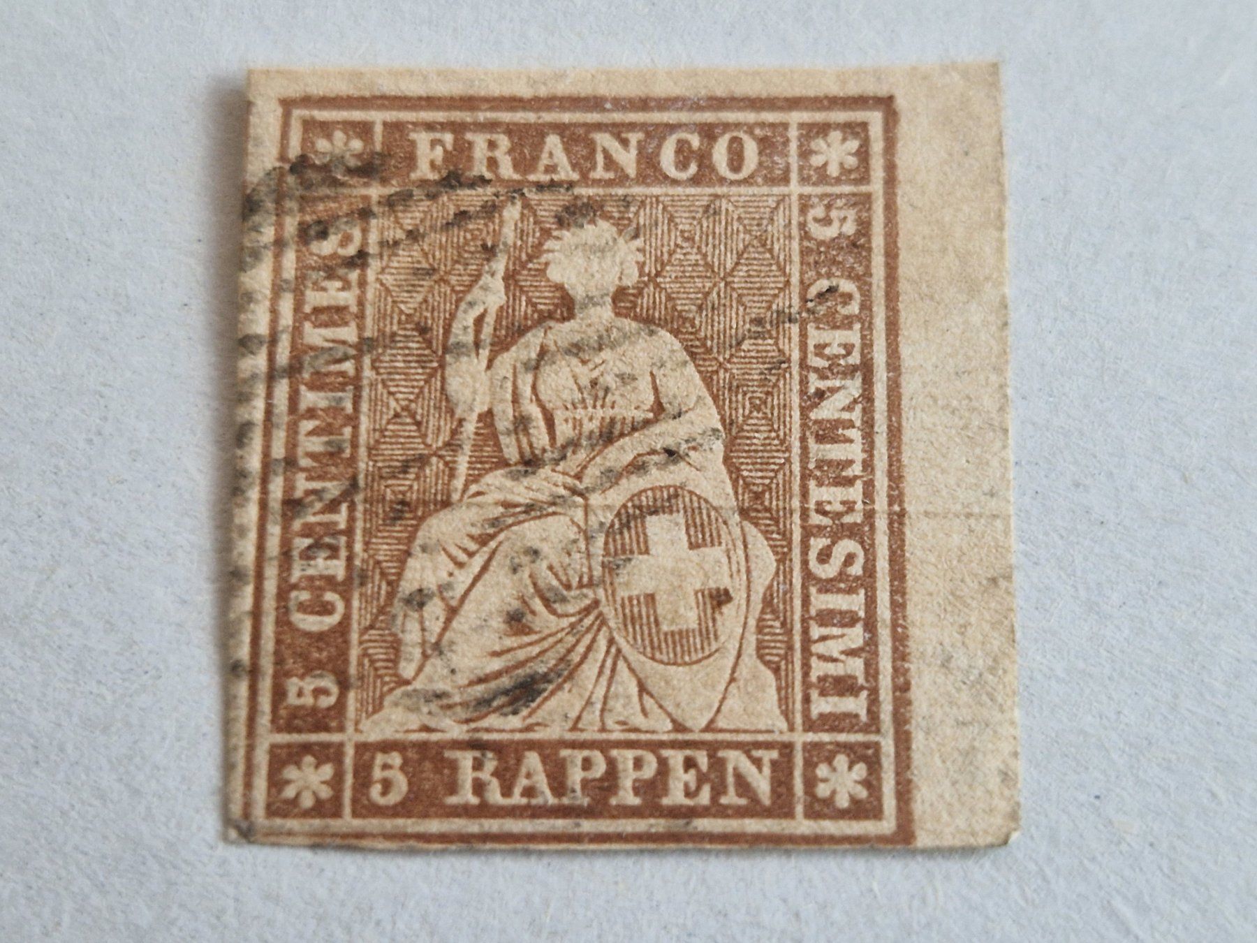 Tutti i francobolli: Strubel 22C, signiert, Bogenrand, ab 1.- – Usato da Burgdorf venduto da Glossy01