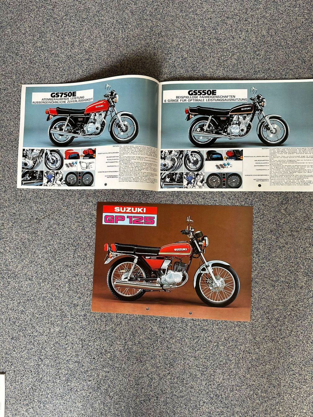Suzuki Documenti: Prospekt  SUZUKI , 70 -er Jahre – Usato da Boswil venduto da pavo1 6
