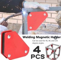 Schweissmagneten SET ROT ! NEU 4 Pcs. MAGNETE !