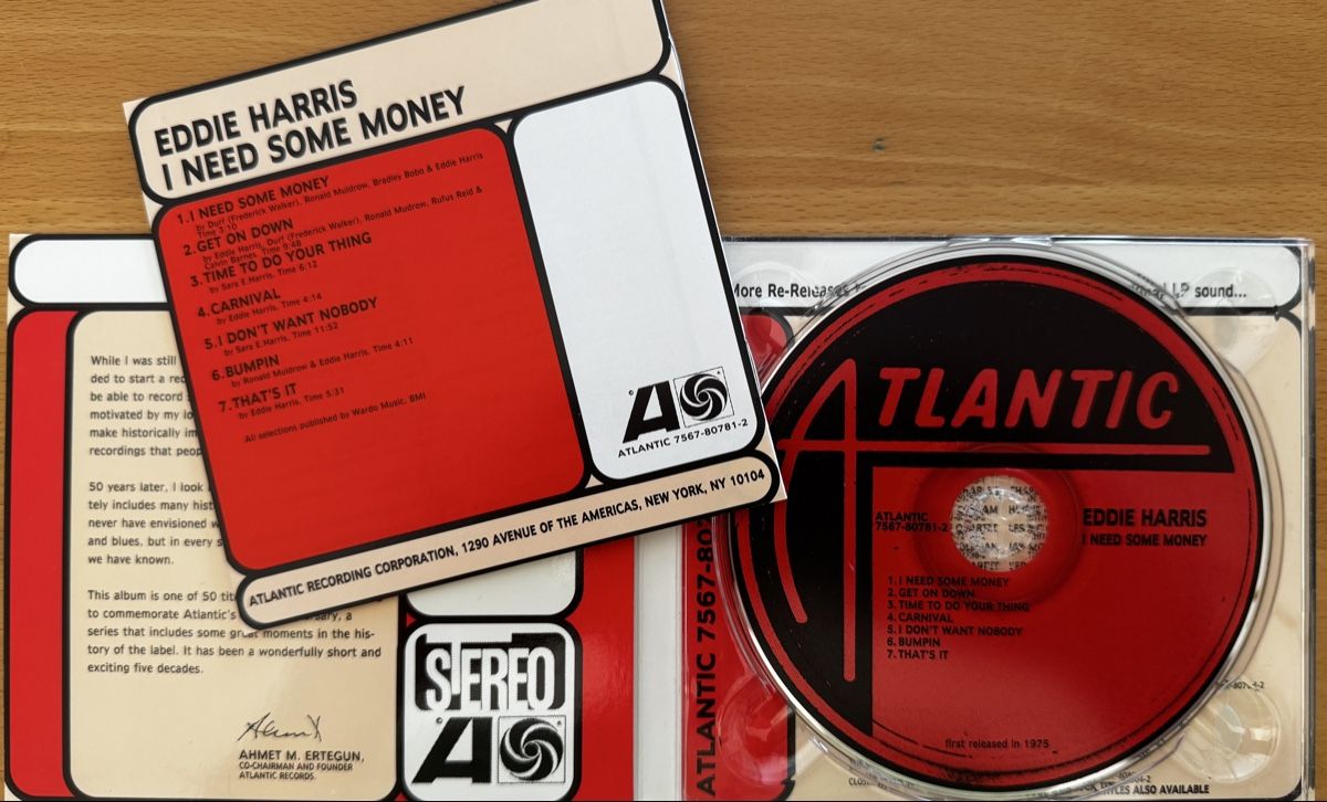 CD: CD Eddie Harris - I Need Some Money – Usato da Zürich venduto da tomakomai 3